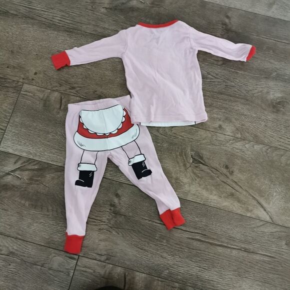3/$15 Carter's Christmas pajamas 12 M - Picture 3 of 4